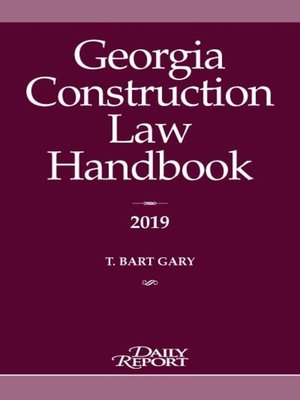 cover image of Georgia Construction Law Handbook